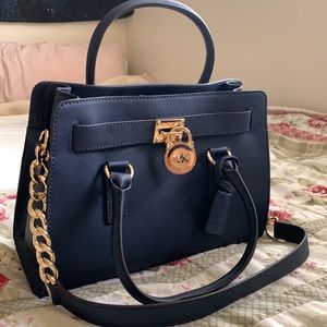 NEW Michael Kors Hamilton leather satchel